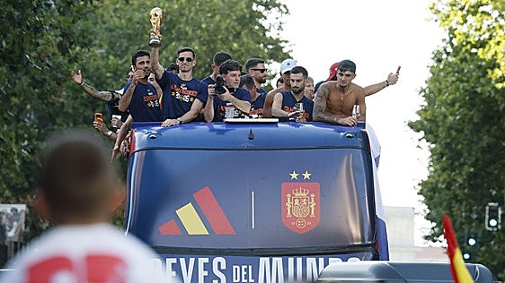 Spain's World Cup victory parade in Madrid