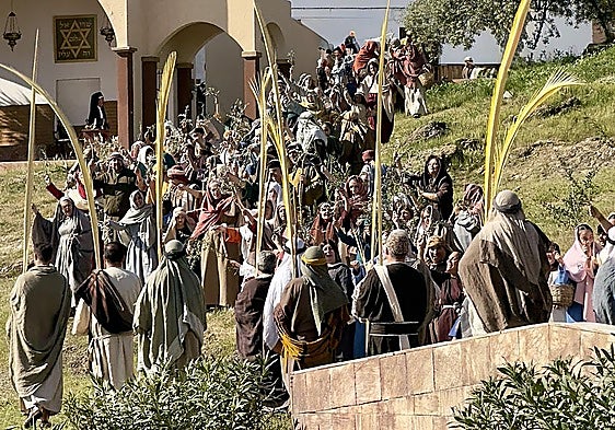 A scene from the Passion Play in Riogordo.