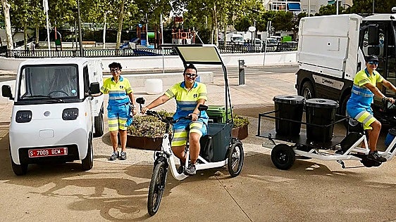 Torremolinos rolls out electric tricycles and new compact sweeper to boost street cleaning in tighter areas