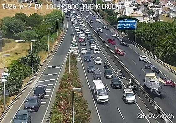 Multi-vehicle crash causes major tailbacks on A-7 near Fuengirola