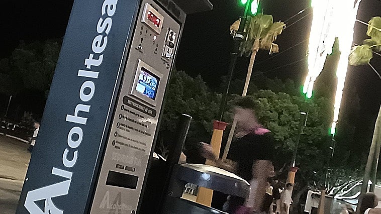 Malaga fair breathalyser machines turn into viral drinking challenge