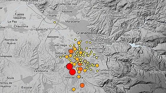 Granada wakes up to new earthquakes