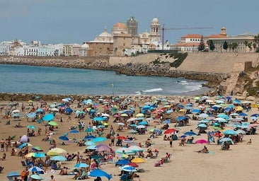 Santa María beach, in the city of Cadiz.