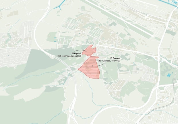 Malaga drags on planning process for construction of 700 homes in Churriana district