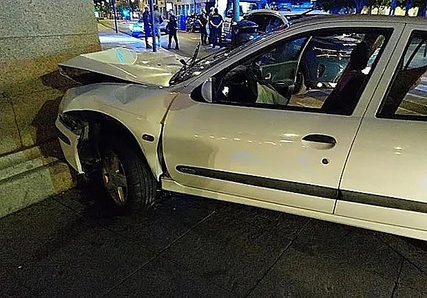 The condition of the car following the accident.