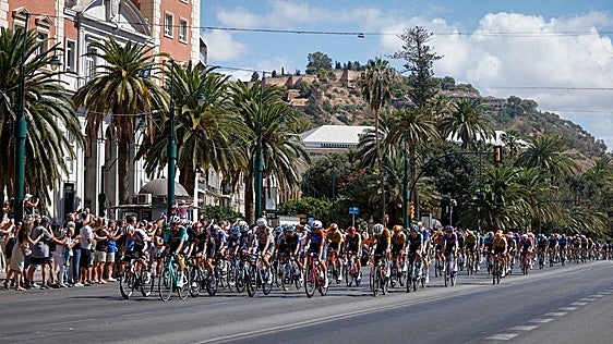 The Vuelta a España passing through Malaga - in pictures