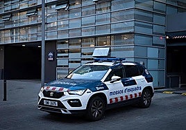 A car of the Mossos d'Esquadra police in Catalonia.