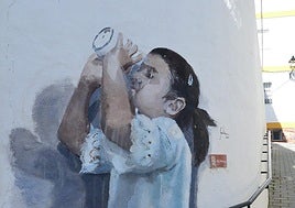 A mural from a previous festival