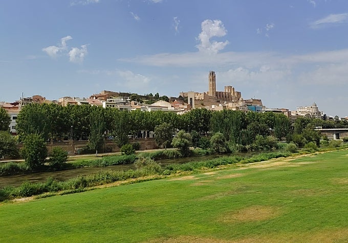 Symbolic view over Lleida.
