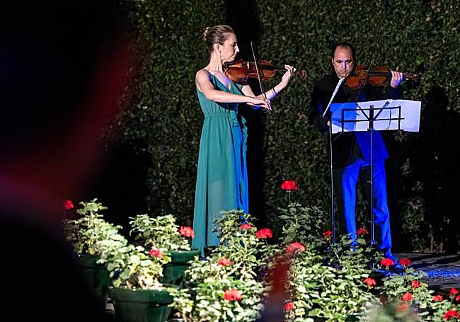 Violin recital.