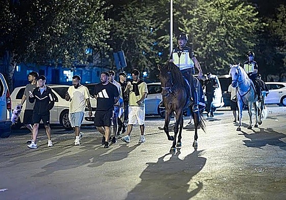 Raids in the northern part of Granada following organised brawls involving drug addicts.
