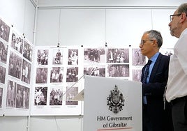 Dr Joseph García and Professor John Cortes at the opening of the exhibition.