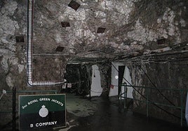 World War Two tunnel on Gibraltar.