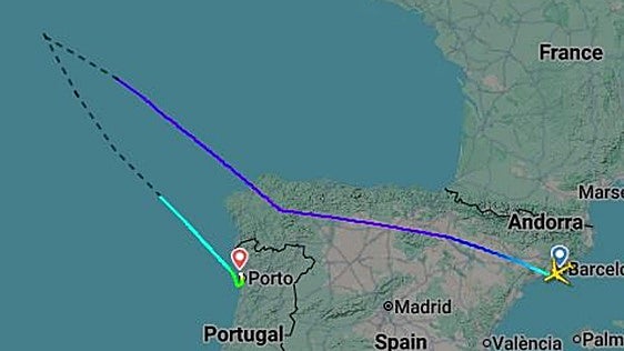 Four need hospital treatment after plane from Barcelona makes emergency landing due to smoke in the cabin