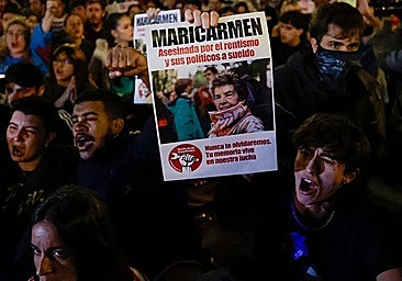 Protests following Maricarmen’s death.