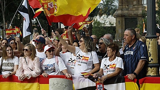 Ceuta residents hours before the king and queen's visit on Tuesday.