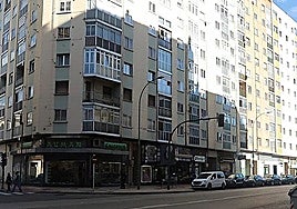 The building on Calle Vitoria in Burgos where the events took place.