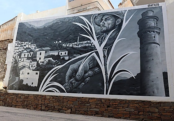New mural pays tribute to Torrox’s lost sugar cane heritage