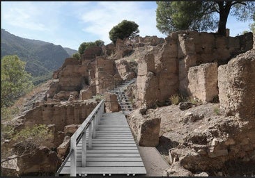A reconstruction of the restoration of the fortified settlement.