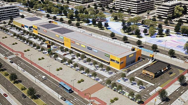 One of Malaga's main residential development areas to include shopping centre