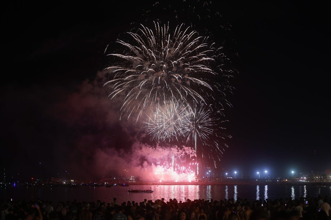 Fireworks and drones signal start of Malaga fair