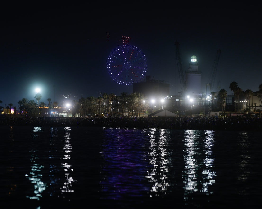 Fireworks and drones signal start of Malaga fair