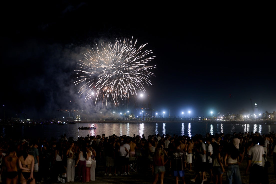 Fireworks and drones signal start of Malaga fair