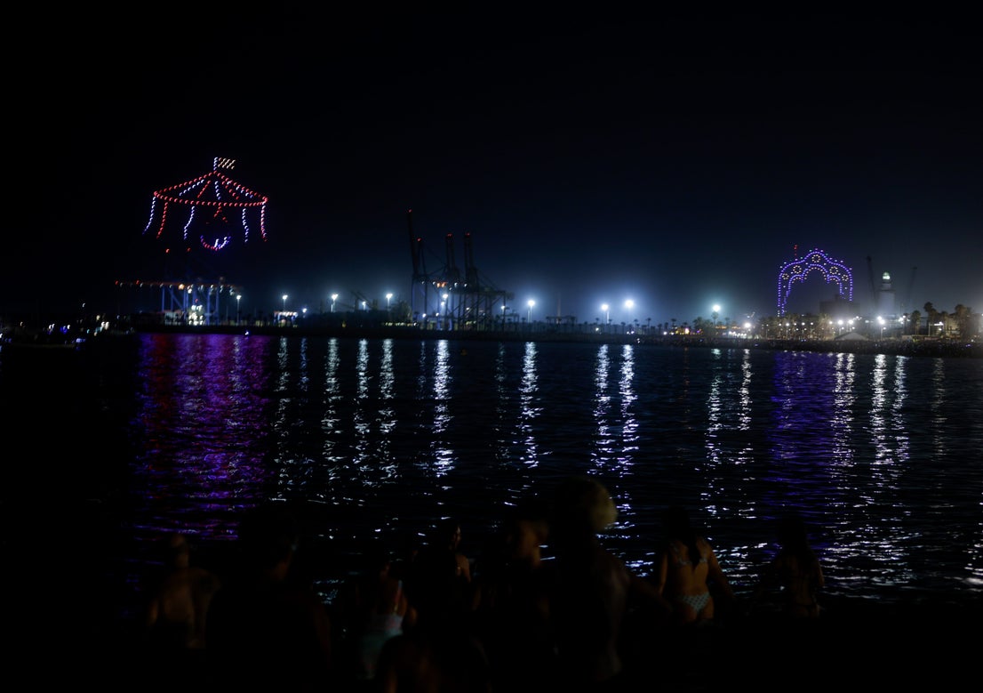 Fireworks and drones signal start of Malaga fair
