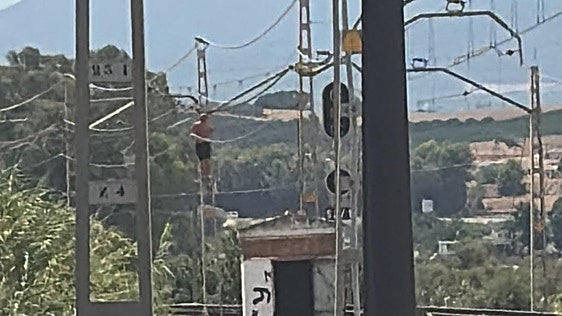 Malaga commuter train service suspended for two hours due to person on the tracks