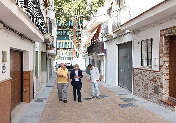 Javier García, Deputy Mayor of San Pedro, on Calle Virgen de Loreto.