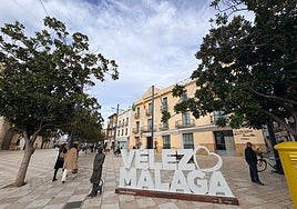 The main façade of Vélez-Málaga Town Hall in the central Plaza de Las Carmelitas.