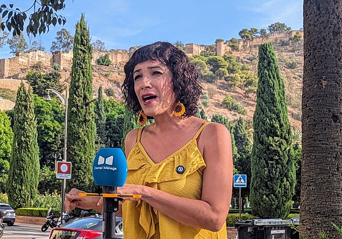 Con Málaga spokespersson Toni Morillas.