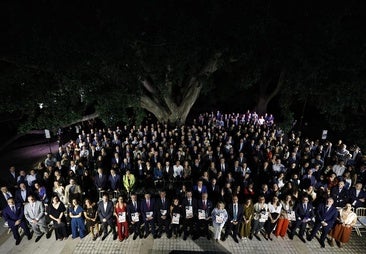 Group photo from the launch of the 'Who's Who in Malaga 2026' directory.