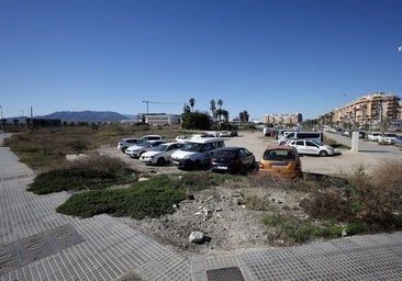 The plot of land in Malaga on which Fundación Unicaja plans to develop a social housing complex.