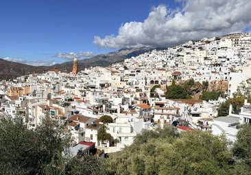 A panoramic view of the town centre of Cómpeta, in a file photo.