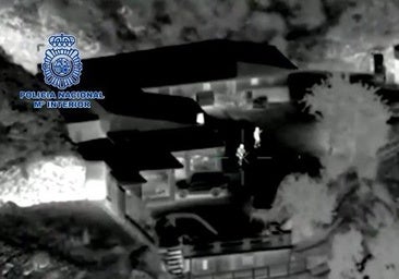 Image taken by the National Police’s aerial units during the search and rescue operation.