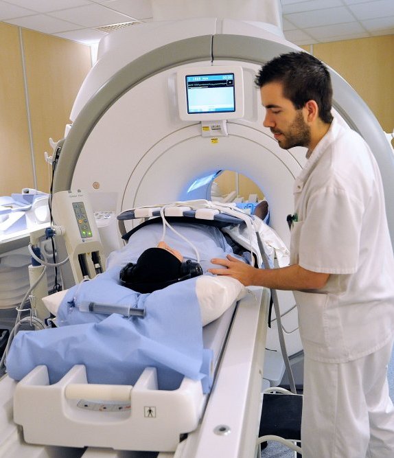 File photo of a MRI scanner in use.