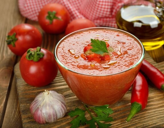 Dishes such as gazpacho have surprising health benefits.