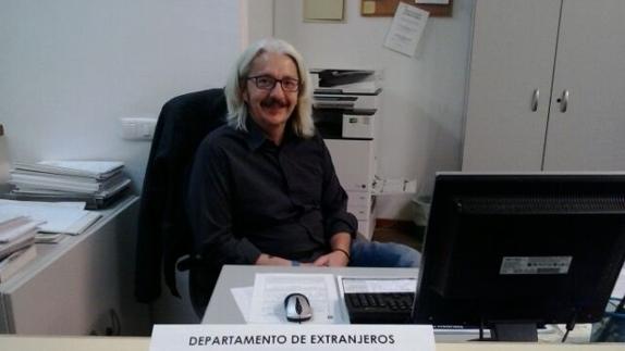 Javier León, Frigiliana’s new foreign-department officer.