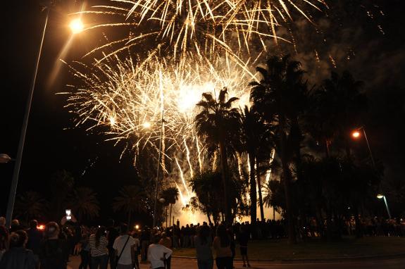A spectacular fireworks display kicked off San Pedro fair on Monday night. 