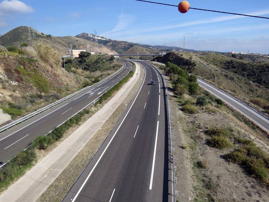 The AP-7 toll motorway near Marbella.