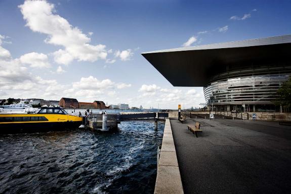 The water bus at the Opera House.