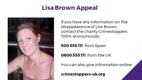 The new appeal poster, released on Friday.
