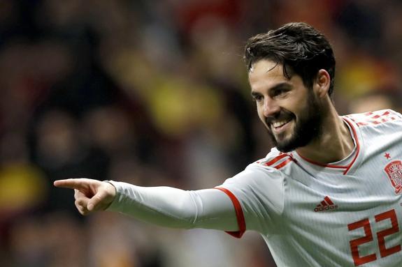 Real Madrid star Isco.