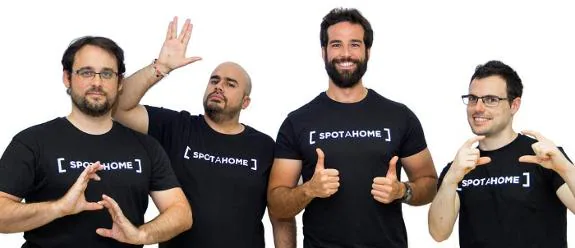 Spotahome's founders: Bruno Bianchi, Brian McEire, Alejandro Artacho and Hugo Monteiro.