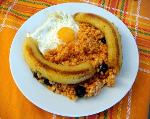 The so-called Cuban rice, a Spanish invention