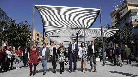 The mayor of Torremolinos and councillors at the inauguration.