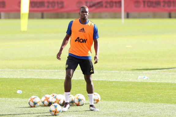 Pogba has joined the United squad in Australia.