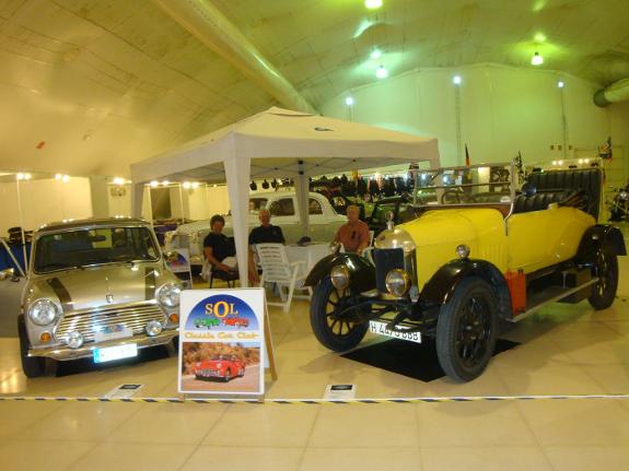 The SOL Classic Car Club stand at the Estepona show. 