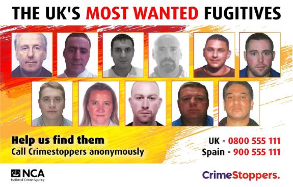 These are the faces of the most wanted with links to Spain.  